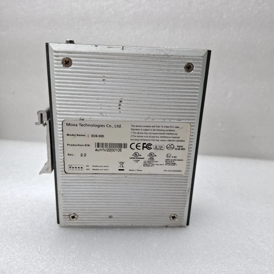 Moxa EDS-305 Etherdevice Switch 1201003050600 EDS-305 Fast Ship